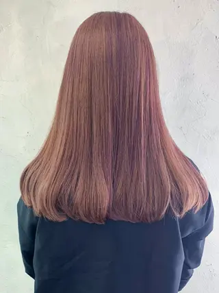 セミロング カラー パーマ ヘアアレンジ ITbyALBUM 中野店のヘアスタイル