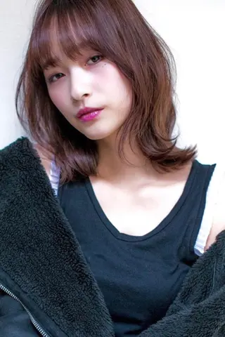 ミディアム 石畑結華 Lond店長のヘアスタイル