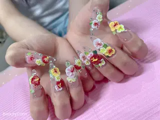 ロング ネイル 《LB》ラブリエ Nail&eyeのマツエク・マツパデザイン