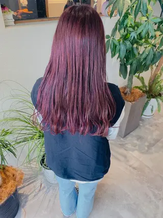 セミロング カラー 山﨑 大暉【ダブルカラー】のヘアスタイル