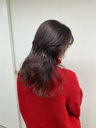 セミロング カラー ヘアアレンジ ボブ /ニュアンス/ satomi🧸💖のヘアスタイル
