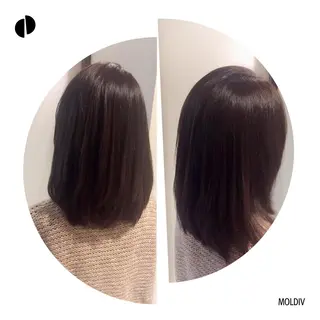 ミディアム セミロング カラー ✨縮毛矯正✨髪質改善 ナカシマ ユミのヘアスタイル