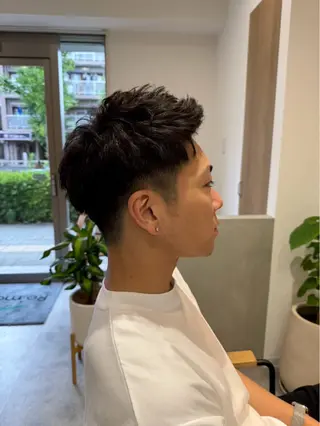 メンズ 白岩 良子のヘアスタイル