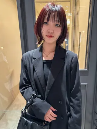 ミディアム 米澤 俊輔のヘアスタイル