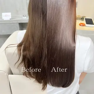 ロング カット無料/髪質改善 髪質根本改善/艶髪のヘアスタイル