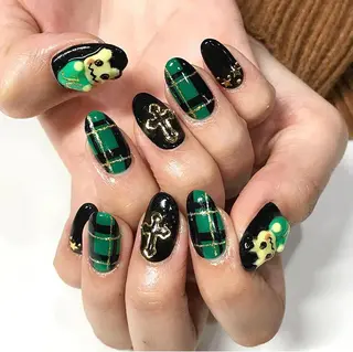 ネイル 渋谷／チップ長さ出し 👑アプレgel-xのネイルデザイン