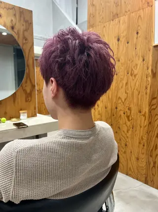 ショート カラー メンズ U ひじりのヘアスタイル