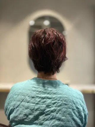 ショート くせ毛カット終着点 カワサキトオル溝の口のヘアスタイル