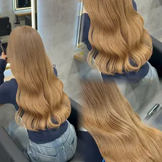 ロング カラー ブリーチなしの達人 🌈KAITOのヘアスタイル