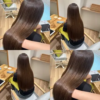 ロング カラー RINNO🌷透明感 カラー/髪質改善のヘアスタイル