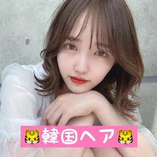 ミディアム カラー 🫧渋谷美容師 たくみ🫧のヘアスタイル