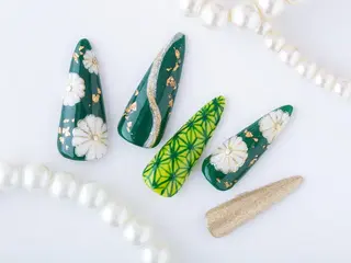 ロング TiaryNail まほのネイルデザイン