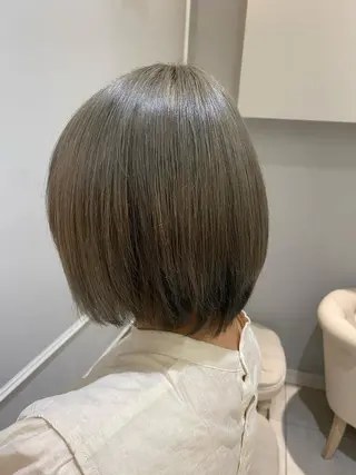 ショート 美髪矯正透明感カラー 江川 和輝のヘアスタイル