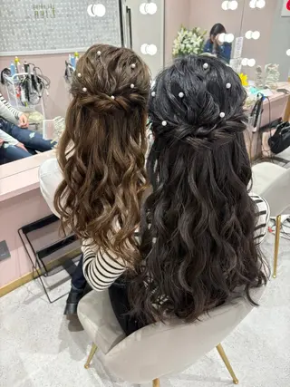 ヘアアレンジ lien eriiのヘアスタイル