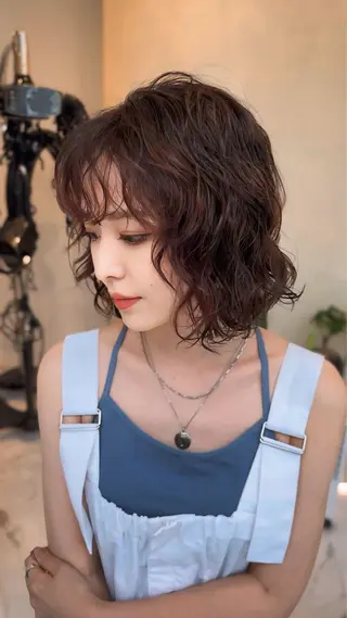 ショート ボブパーマ RYOのヘアスタイル