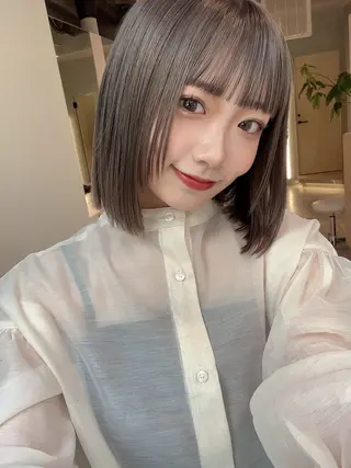 ショート hana🍑 ブリーチなしピンクのヘアスタイル