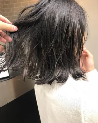 ミディアム カラー イシマル ナオヤのヘアスタイル