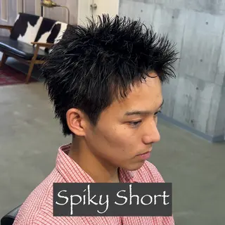 ショート パーマ ヘアアレンジ メンズ MENIN メンズ サロン　望月　涼太のヘアスタイル