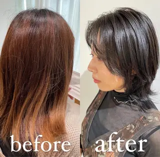 ショート カラー 過去一の柔髪ヘア 🌿einshairのヘアスタイル