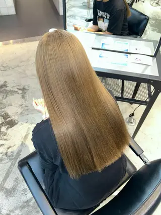 セミロング カラー ヘアアレンジ 🎀ブリーチ×艶髪 🎀 ♡さや♡のヘアスタイル