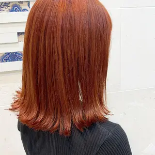 セミロング 💘カラー人気No. 1💘SAYAのヘアスタイル