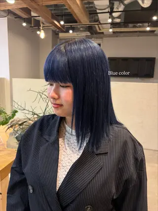 カラー 無料カットモデル募集 柔らかベージュカラーのヘアスタイル