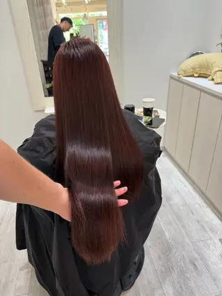 ロング andKおもろまち店 艶ダブルカラー✨のヘアスタイル