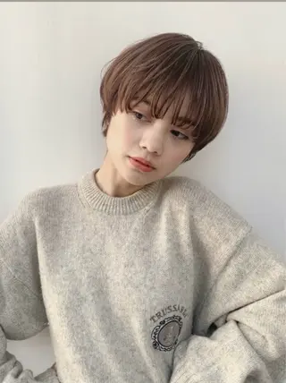 ショート やました もえかのヘアスタイル