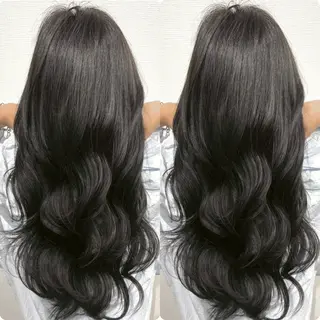 ロング カラー 切っぱなし💇‍♀️ イヤリング🎨龍之介のヘアスタイル