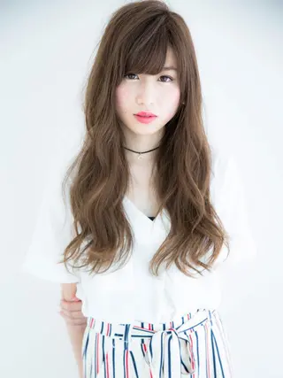 セミロング 池添 聖矢のヘアスタイル