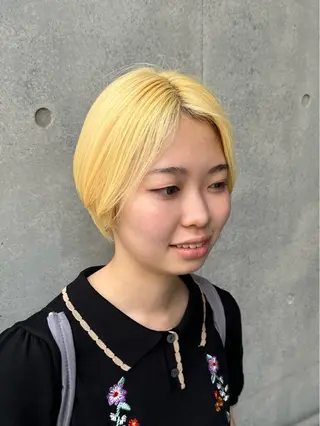 ショート カラー 韓国レイヤー kira🌛のヘアスタイル