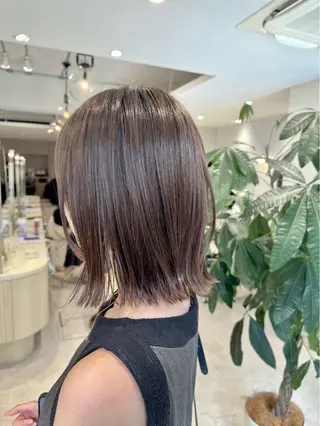 ショート カラー 透明感カラー🌿 グレージュ🐺陽介のヘアスタイル
