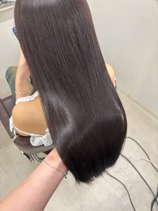 セミロング カラー 渋谷|透明感カラー 🫧🤍|rinaのヘアスタイル