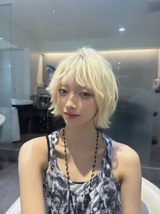 ショート カラー 💎透明感カラー特化 💎TAISEIのヘアスタイル