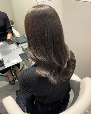 セミロング カラー 上品ヘア🤍顔周り/ レイヤー✨/林遼一郎のヘアスタイル