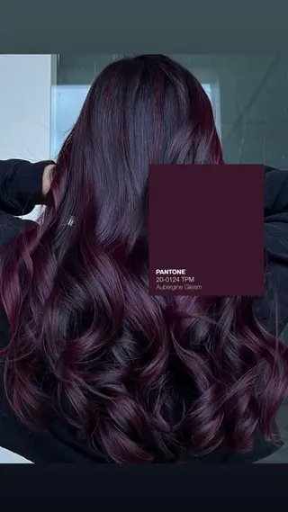 ロング 𝑲𝑶𝑲𝑶🦋 /羽エク/ツヤカラーのヘアスタイル