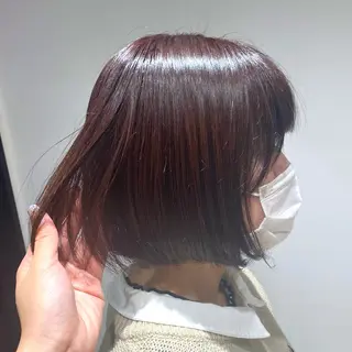 ミディアム カラー 新宿⌇韓国風ヘア ⌇透明感カラーのヘアスタイル