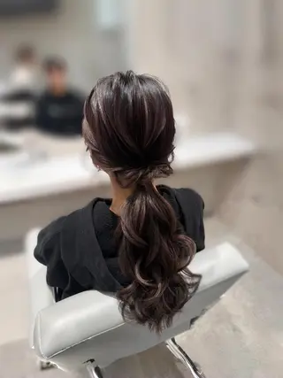 ヘアアレンジ ベルグロー🧡 心斎橋スタッフ🦋のヘアスタイル