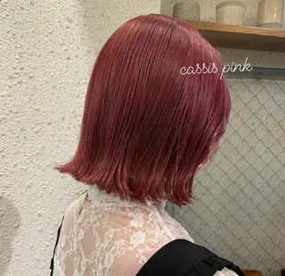 ショート カラー ヘアアレンジ 押切 響　のヘアスタイル