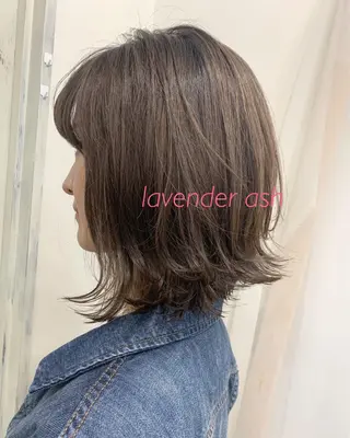 カラー 透明感カラー✂︎ /縮毛矯正/YUKAのヘアスタイル