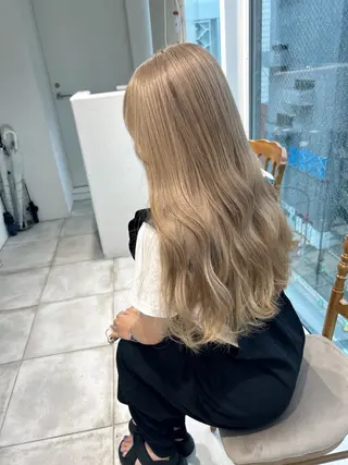 ロング カラー ヘアアレンジ 【代表】 たき〜のヘアスタイル