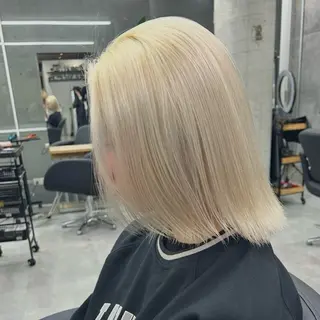 ミディアム カラー Acchon/心斎橋 💚ダブルカラーのヘアスタイル