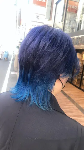 ショート カラー メンズ デザインカラー🎨 下北沢 / 磯部のヘアスタイル