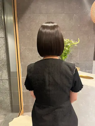 ショート 平尾/高宮/艶カラー /ハイライト/綜一郎のヘアスタイル