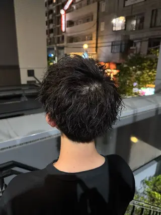 パーマ メンズ 河野 悠のヘアスタイル