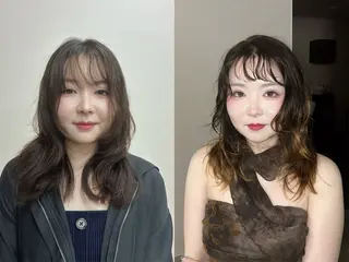 セミロング パーマ miyamori 🌼のヘアスタイル