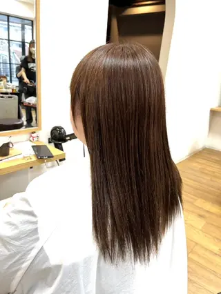 ロング カラー 近森 美帆[モーラ高石店]のヘアスタイル