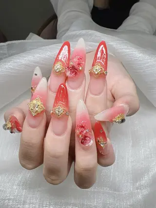 ネイル Lee Nails チップ長さだし専門店のネイルデザイン