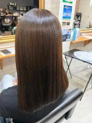 セミロング 🎀豊橋/豊川🎀 ハイトーンうらら🎀のヘアスタイル