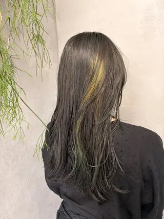 ロング カラー 堀籠 あかりのヘアスタイル